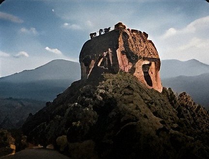 Sigiriya rock fortress above the forest