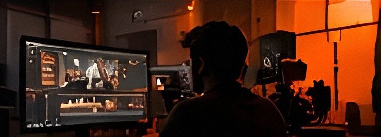 Editor at a multi-screen news desk